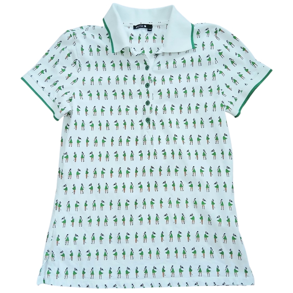Bylyse Golf Polo Top Women XS